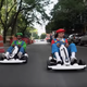 Image for article titled Two guys recreated Mario Kart on the streets of New York City and it somehow didn't end in tragedy